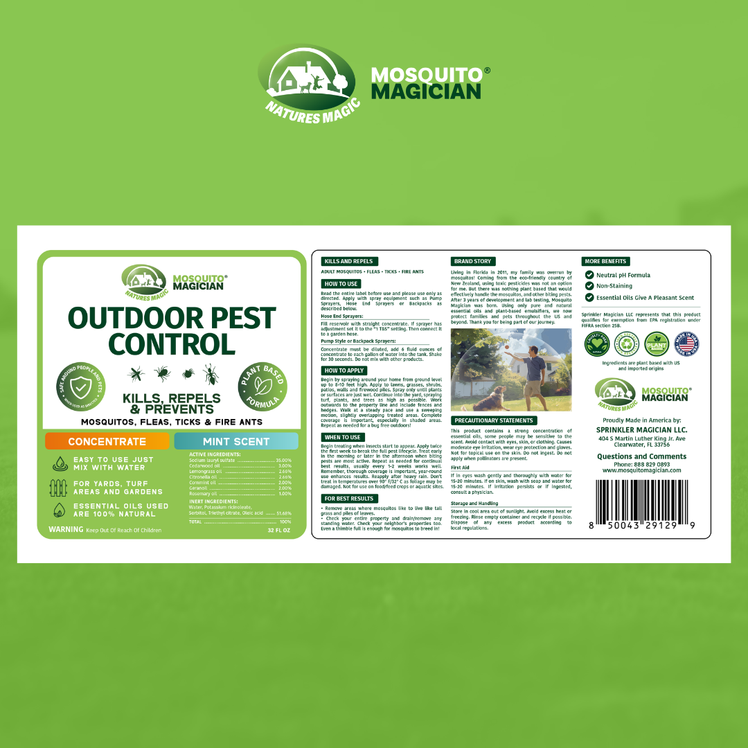 Mosquito Killer & Repellent Concentrate - 1 Quart
