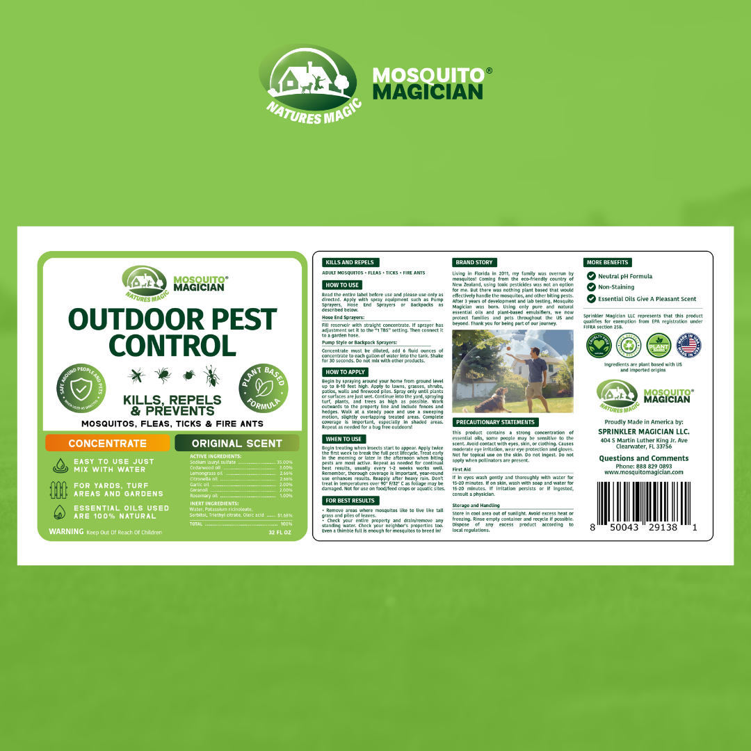 Mosquito Killer & Repellent Concentrate - 1 Quart