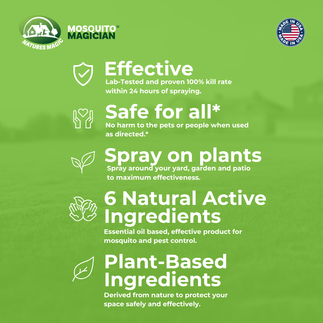 Mosquito Killer & Repellent Concentrate - 6oz Bottle Packs