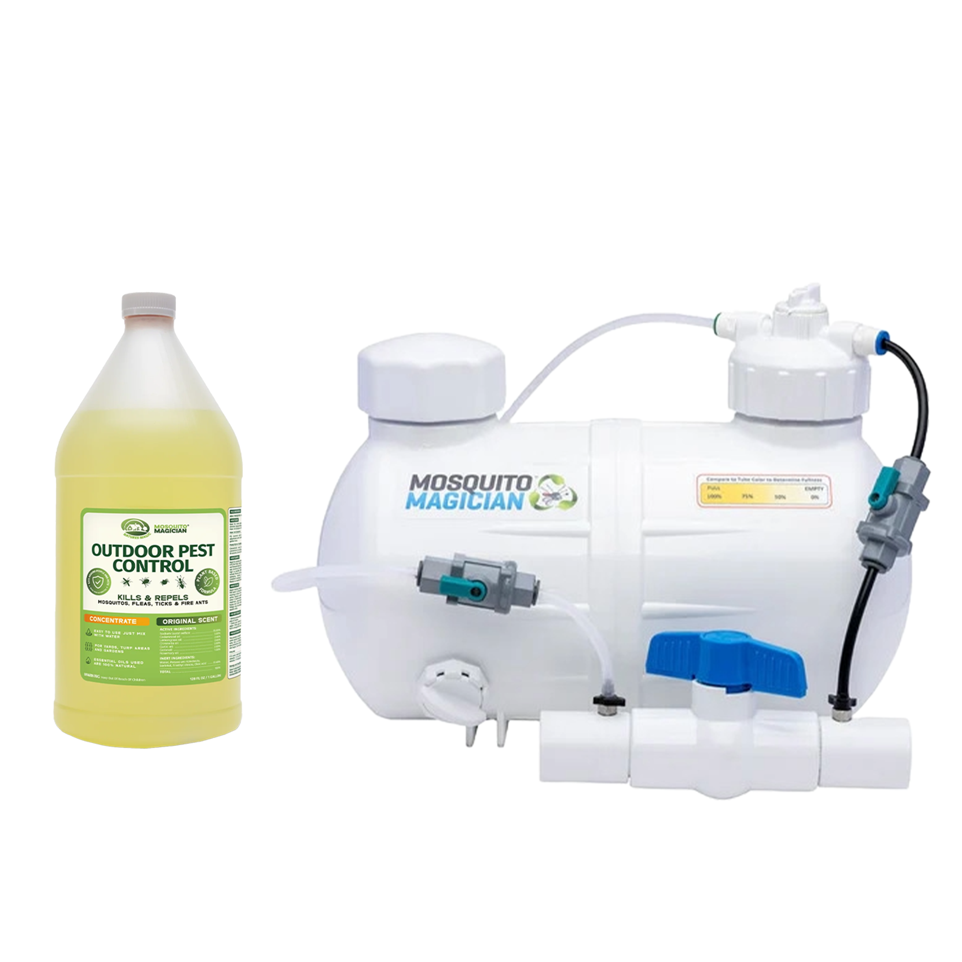 Mosquito Magician Residential Automated System + 1 Gallon Concentrate