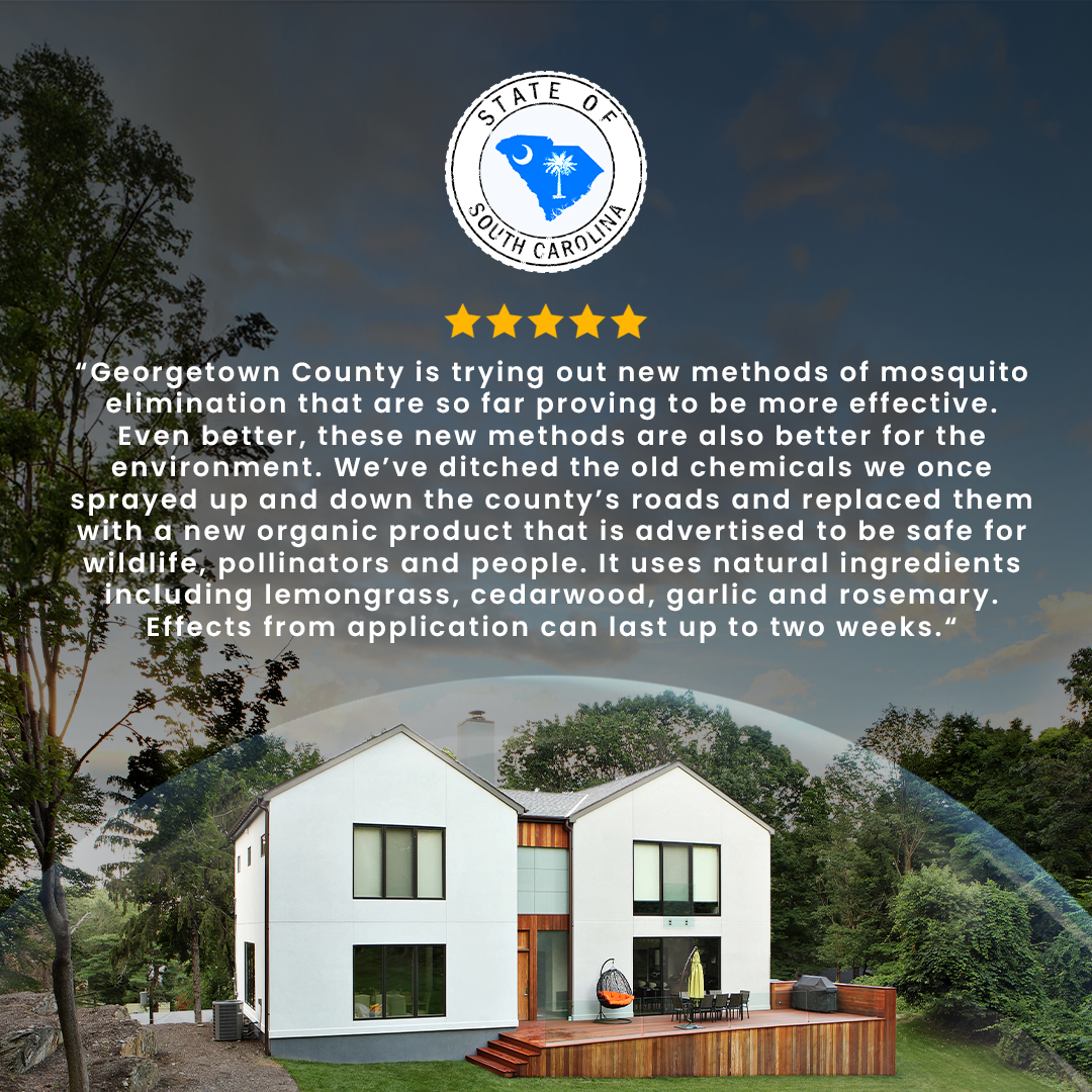 Gas Powered Backpack Fogger + 2 Gallons Mosquito Killer & Repellent Combo