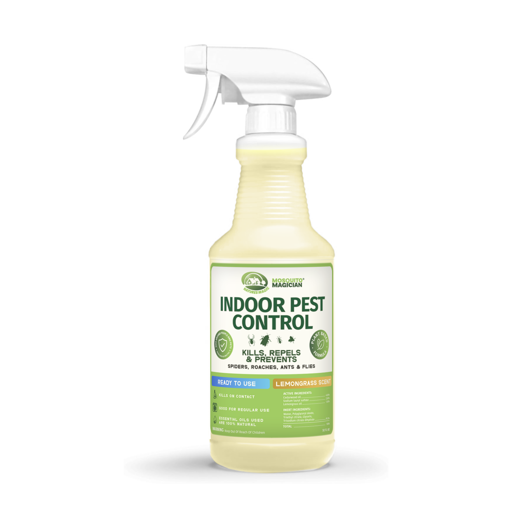 Indoor Multi-Pest Repellent — Essential Oil Spray