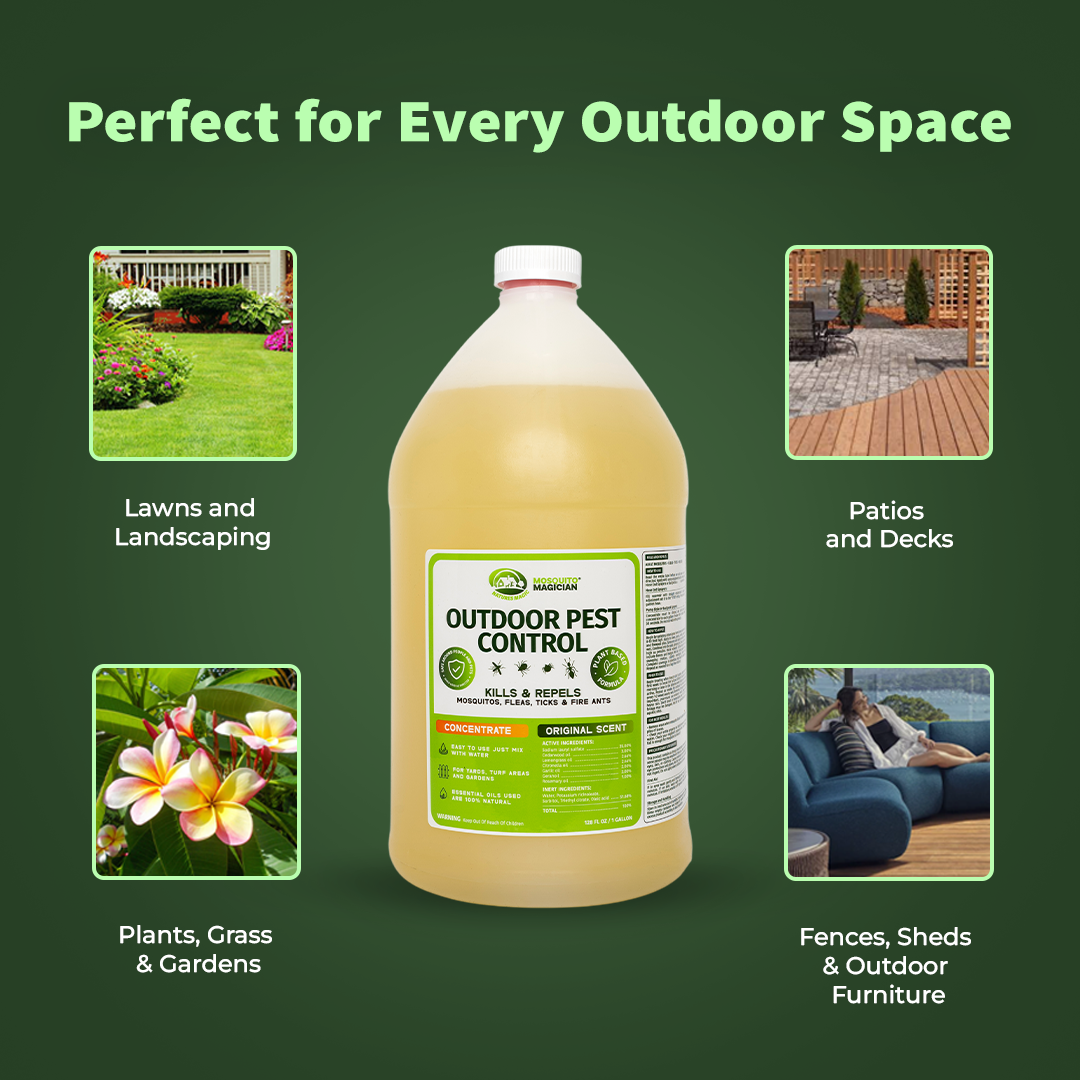 Automated Mosquito Repellent System — Single Reservoir + 3 Gallons Concentrate