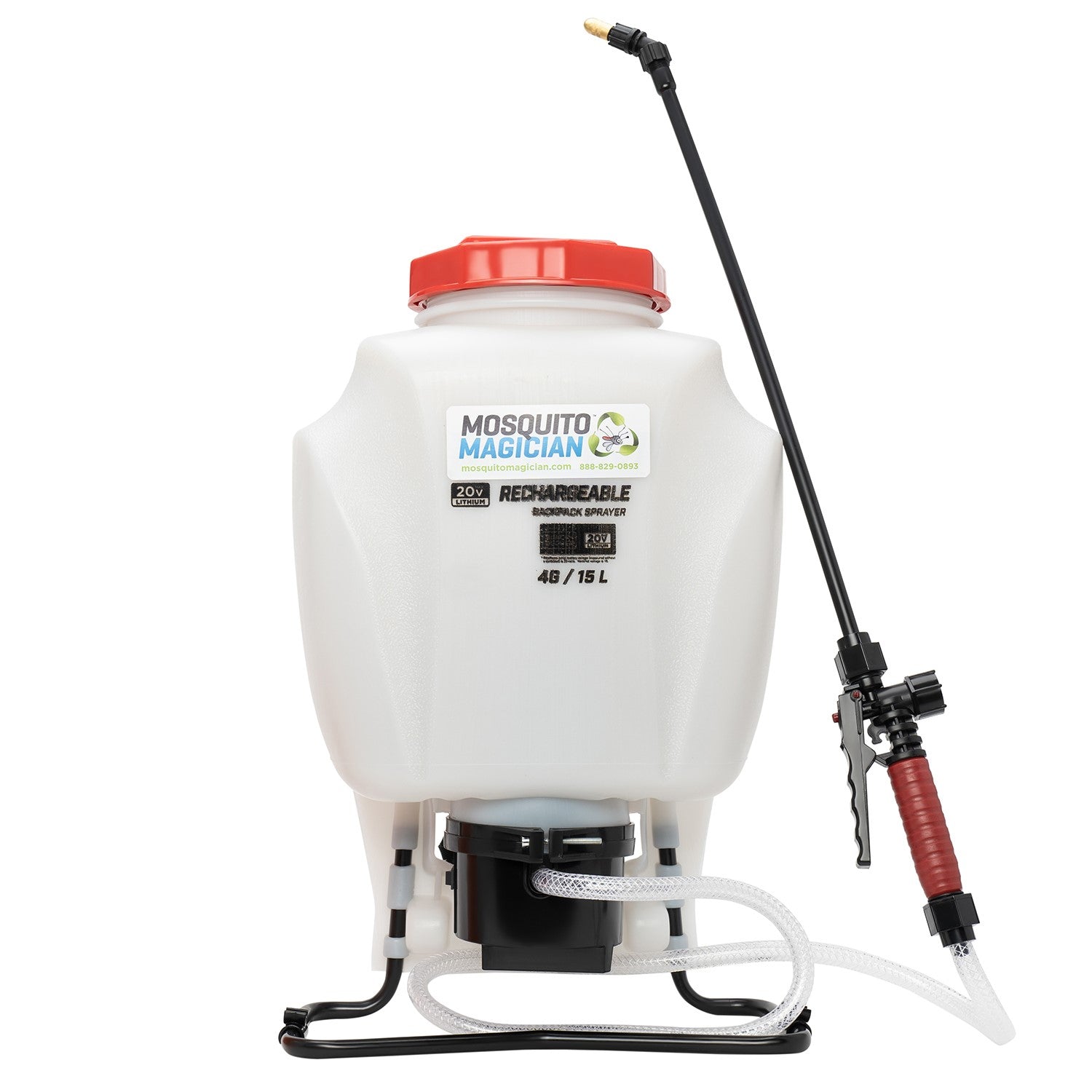Battery Backpack Sprayer + 1 Gallon Mosquito Killer & Repellent Combo