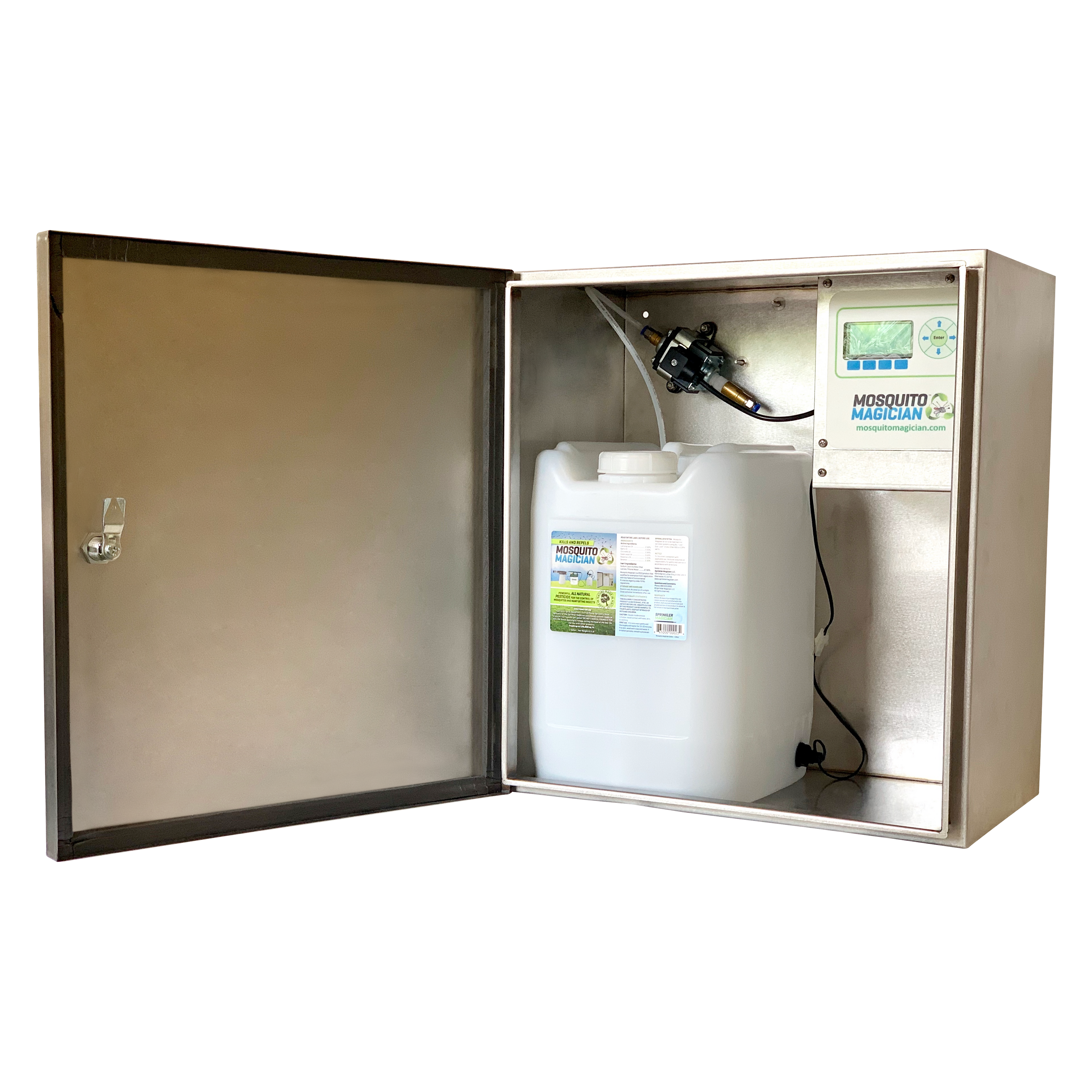 Automated Mosquito Killing System - Single Reservoir with 3 Gallons of Concentrate