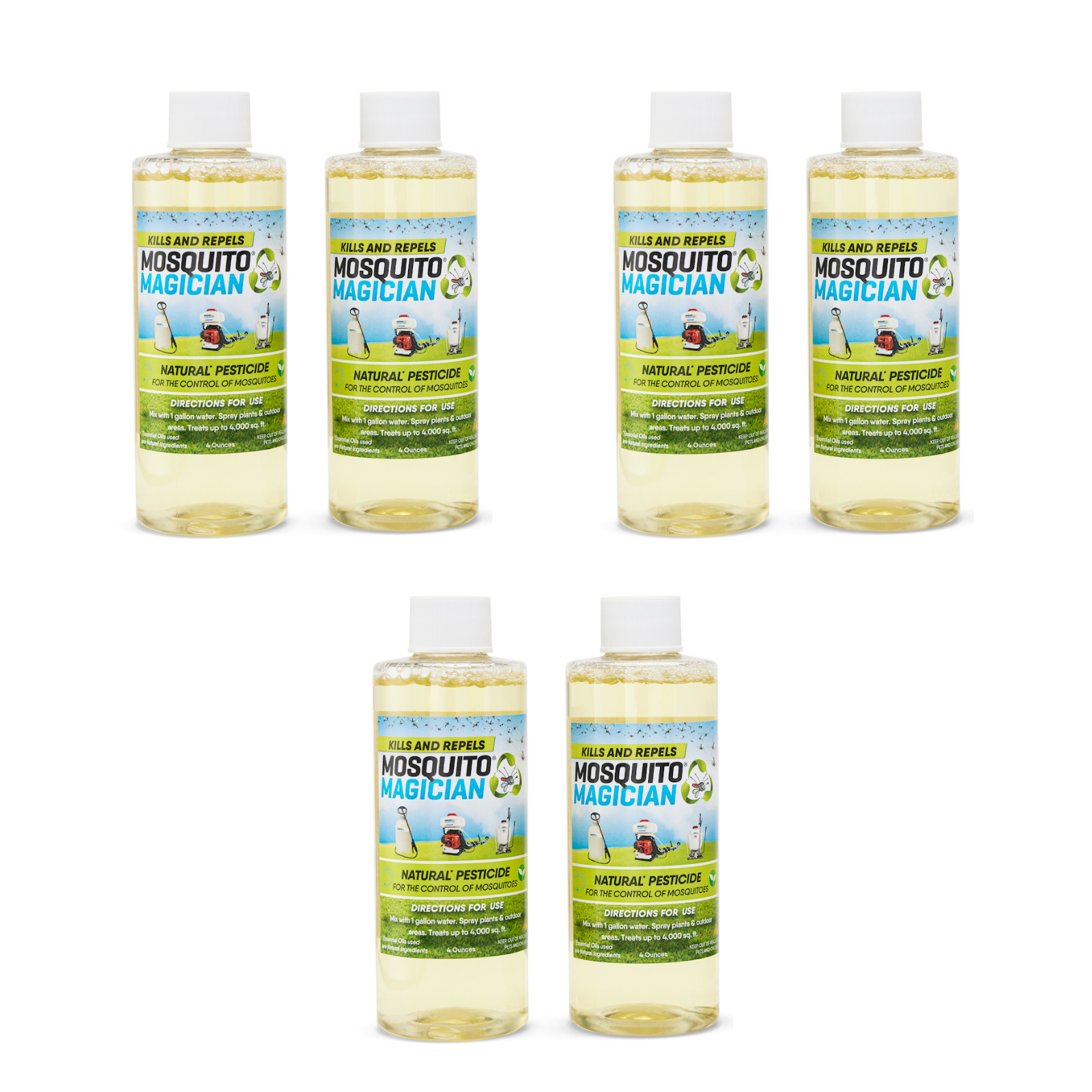 Mosquito Killer &amp; Repellent Concentrate - Two 4oz Bottle Packs