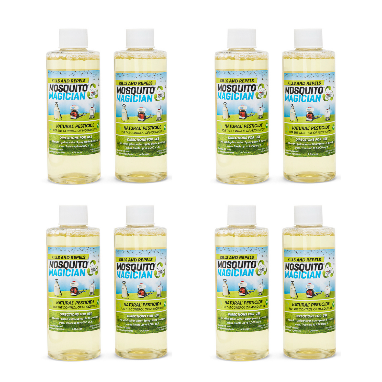 Mosquito Killer &amp; Repellent Concentrate - Two 4oz Bottle Packs