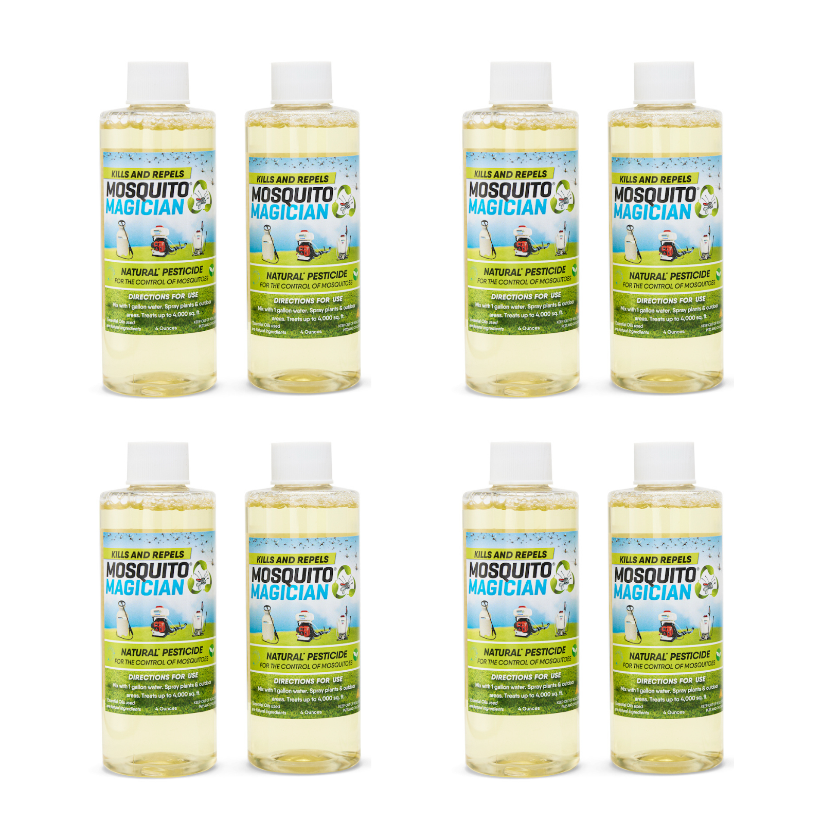 Mosquito Killer &amp; Repellent Concentrate - Two 4oz Bottle Packs