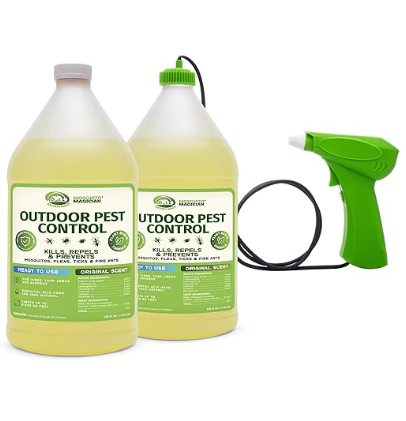 Battery Sprayer with 2 Gallons of Ready-to-Use Mosquito Killer &amp; Repellent