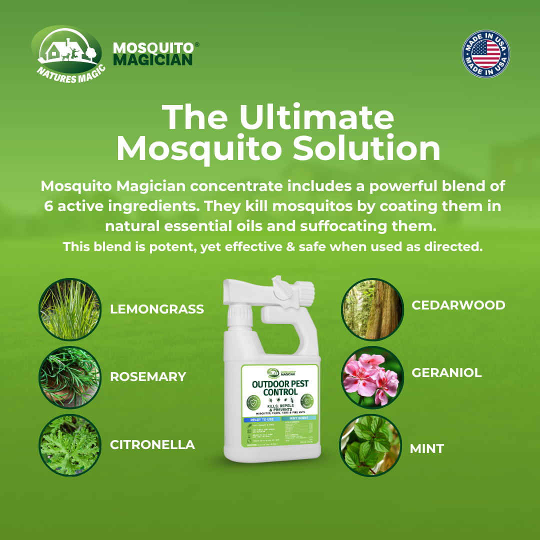 spray garden for mosquitoes Mosquito Magician HS 32 Ounce RTU 32 oz Ready to Use Hose Sprayer