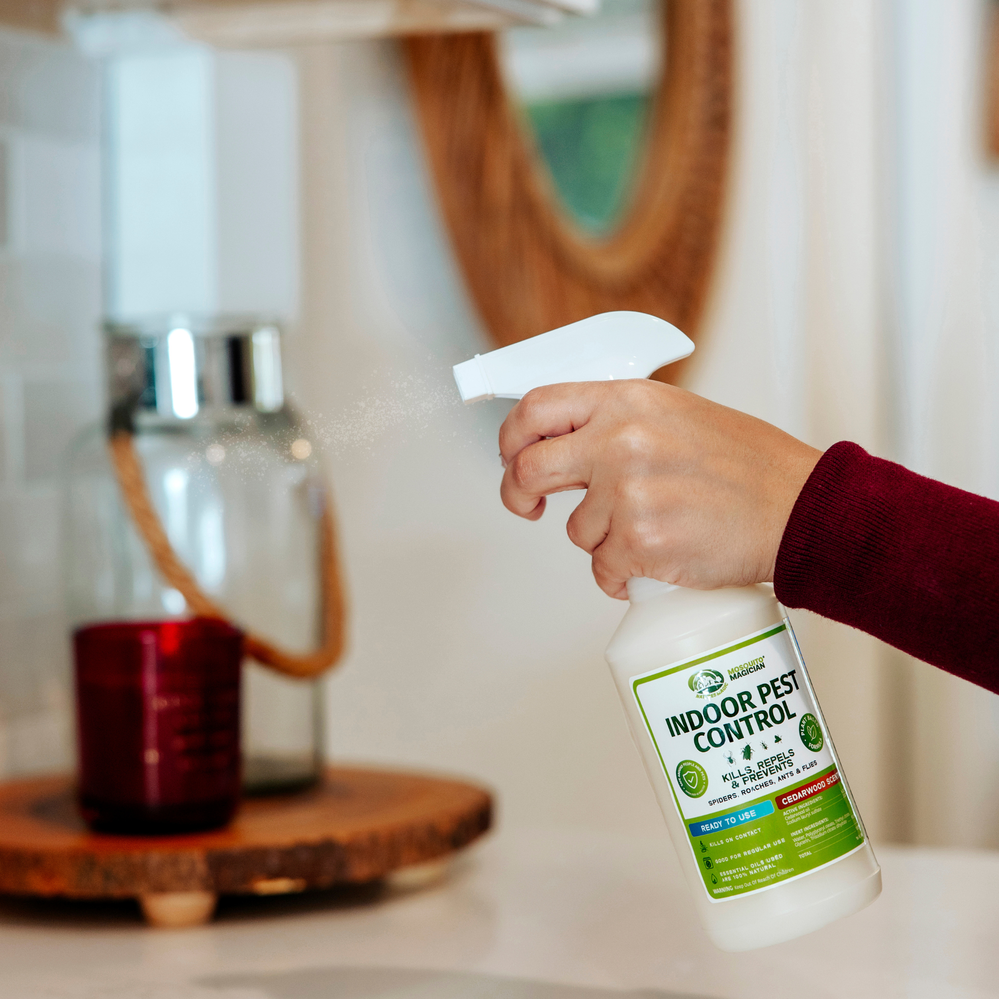 Indoor Multi-Pest Repellent — Essential Oil Spray