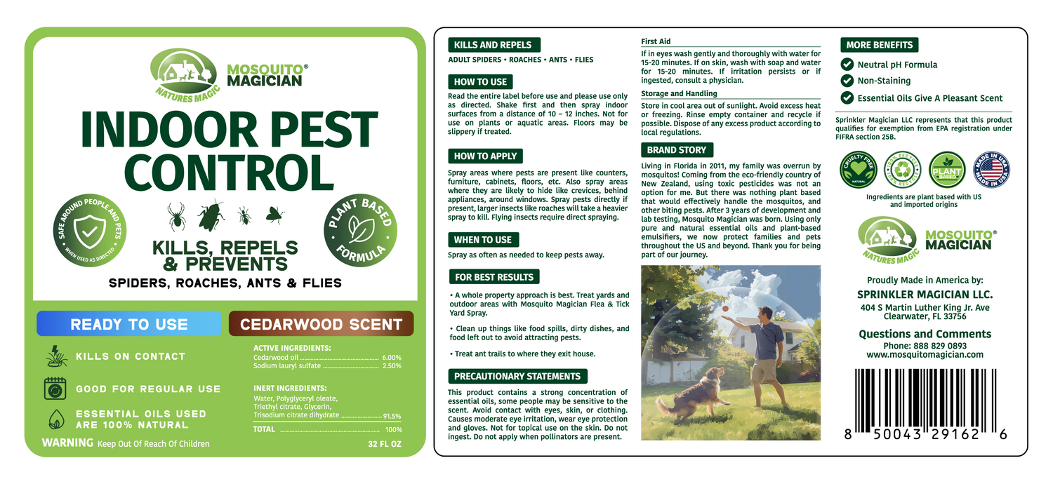 Indoor Pest Repellent Formula