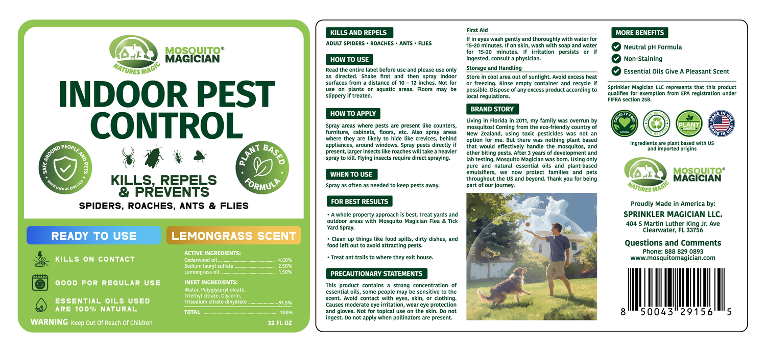 Indoor Pest Repellent Formula