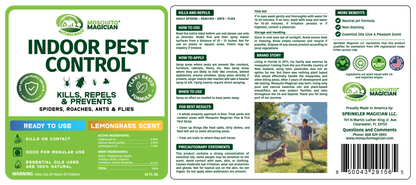 Indoor Multi-Pest Repellent — Essential Oil Spray