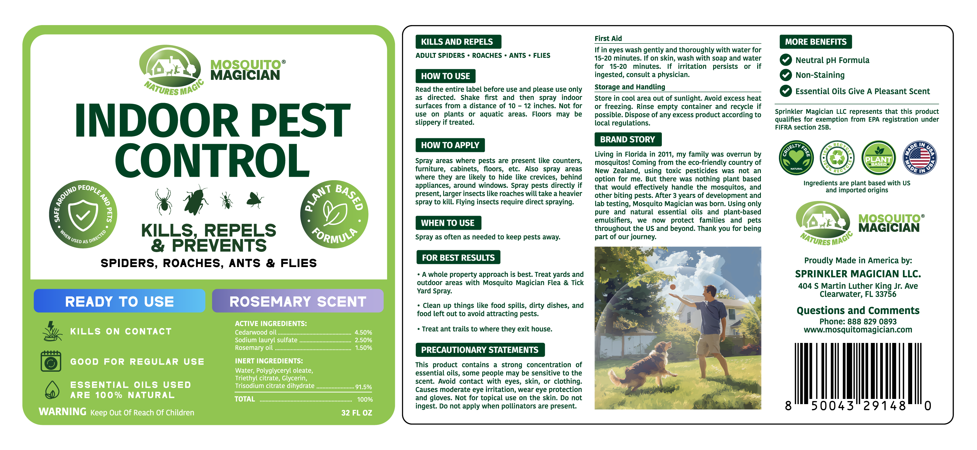 Indoor Pest Repellent Formula