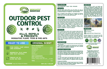 Battery Sprayer with 2 Gallons of Ready-to-Use Mosquito Killer &amp; Repellent