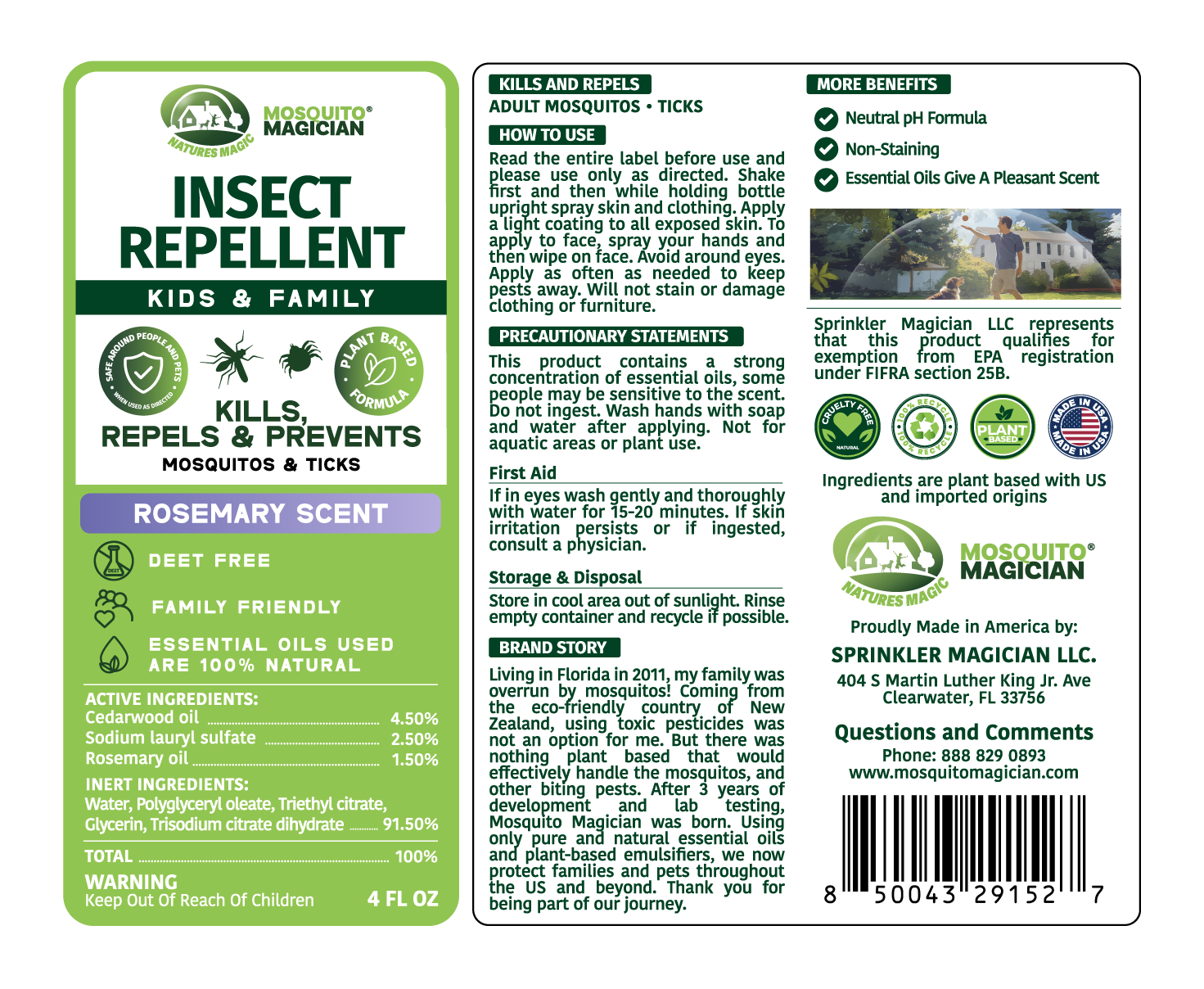 Lemongrass Bug Spray for your Family using Natural Essential Oils