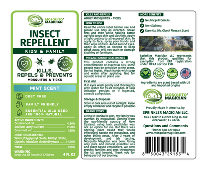 Lemongrass Bug Spray for your Family using Natural Essential Oils