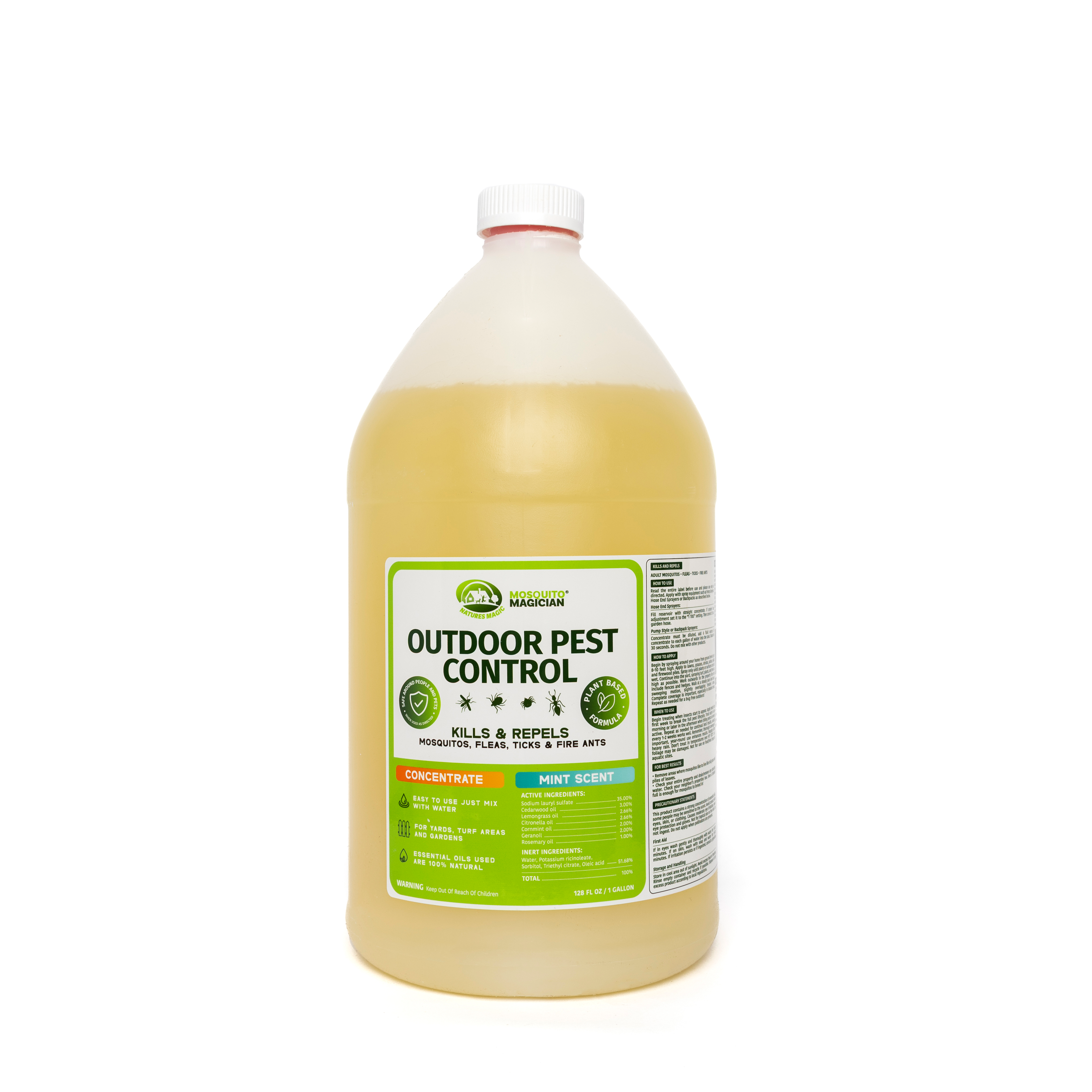Mosquito Killer &amp; Repellent Concentrate - MINT 1 Gallon