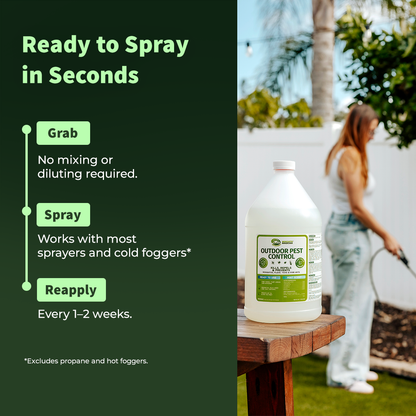 Battery Sprayer — Mosquito Repellent for Yard | 2 Gallons Ready to Use