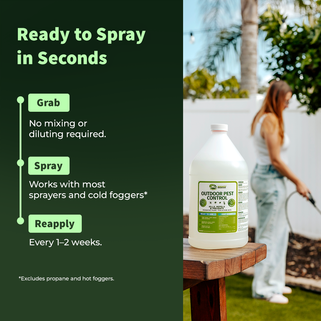 Mosquito Repellent for Yard — Ready to Use | 2 Gallons
