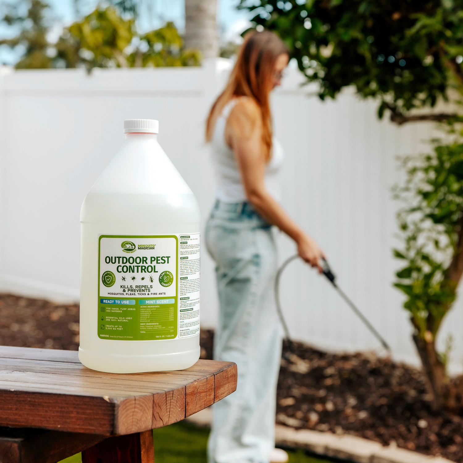 Mosquito Repellent for Yard — Ready to Use | 2 Gallons