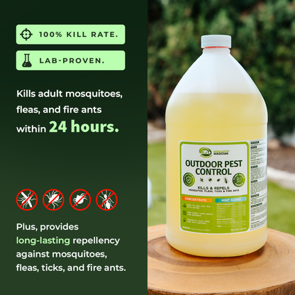 Automated Mosquito Repellent System — Single Reservoir + 3 Gallons Concentrate