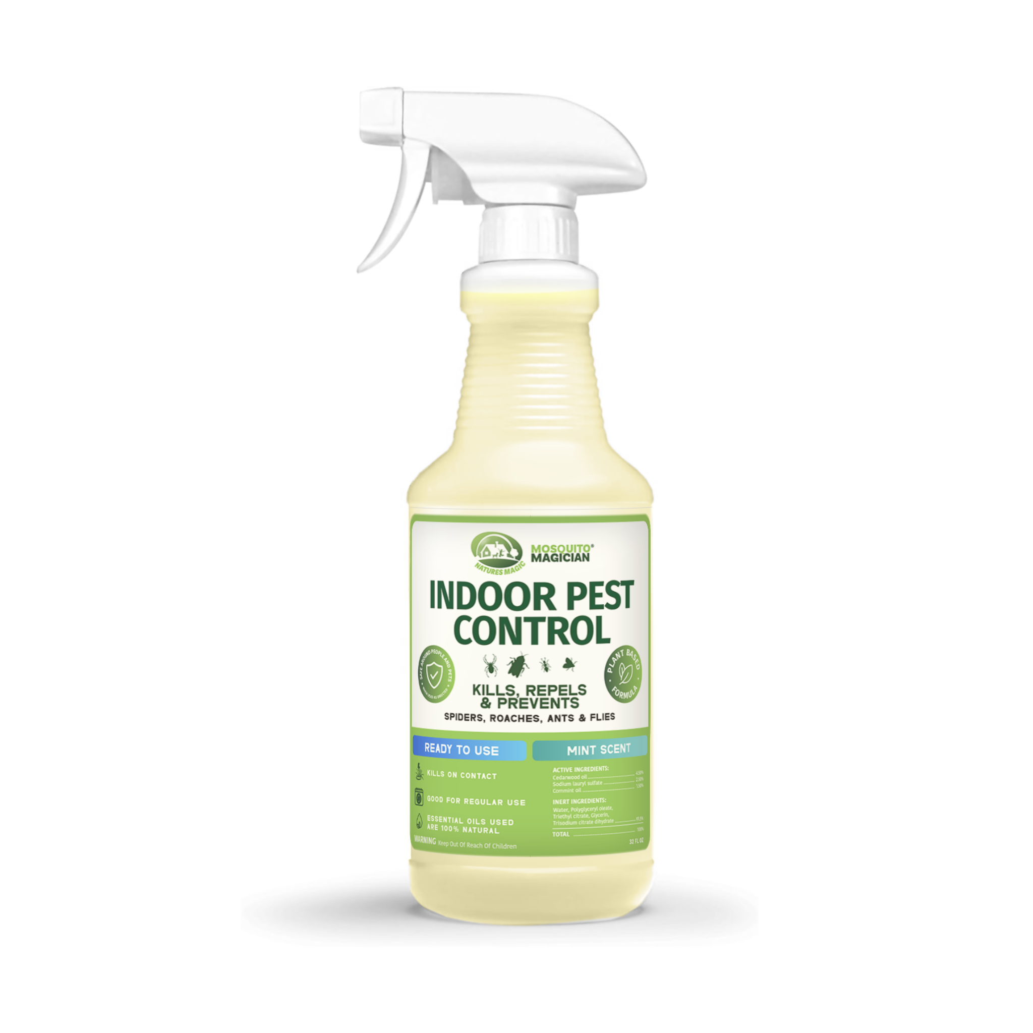 Indoor Multi-Pest Repellent — Essential Oil Spray