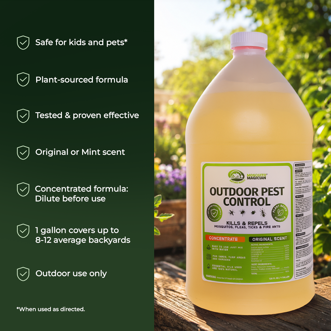 Automated Mosquito Repellent System — Single Reservoir + 3 Gallons Concentrate