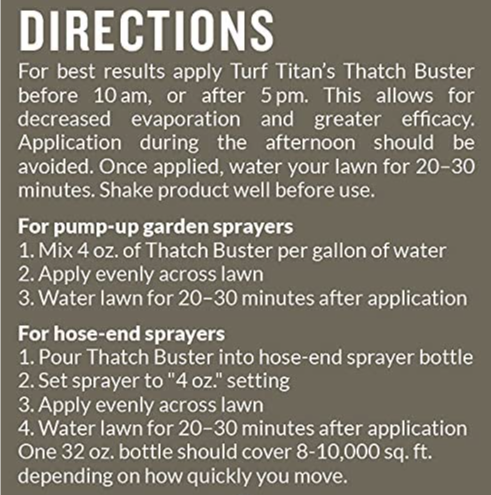 Thatch Buster &amp; Digester - 1 Gallon