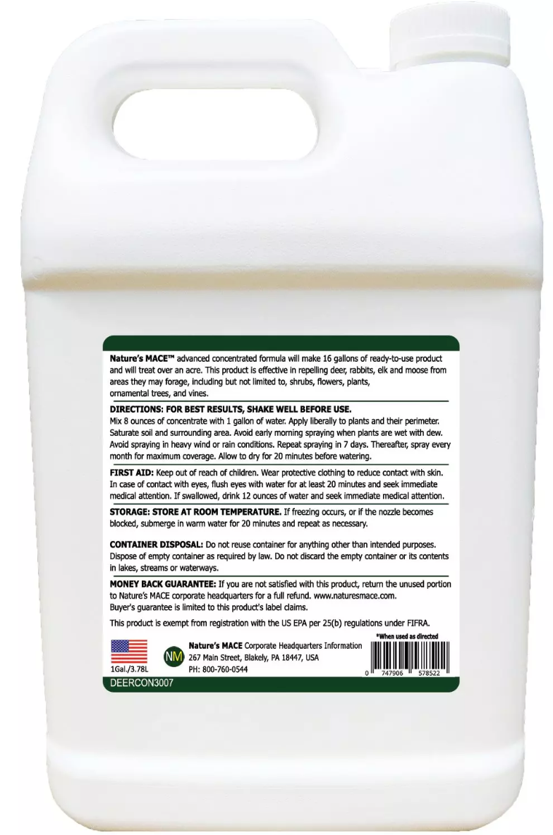 Deer &amp; Rabbit Repellent Formula - 1 Gallon