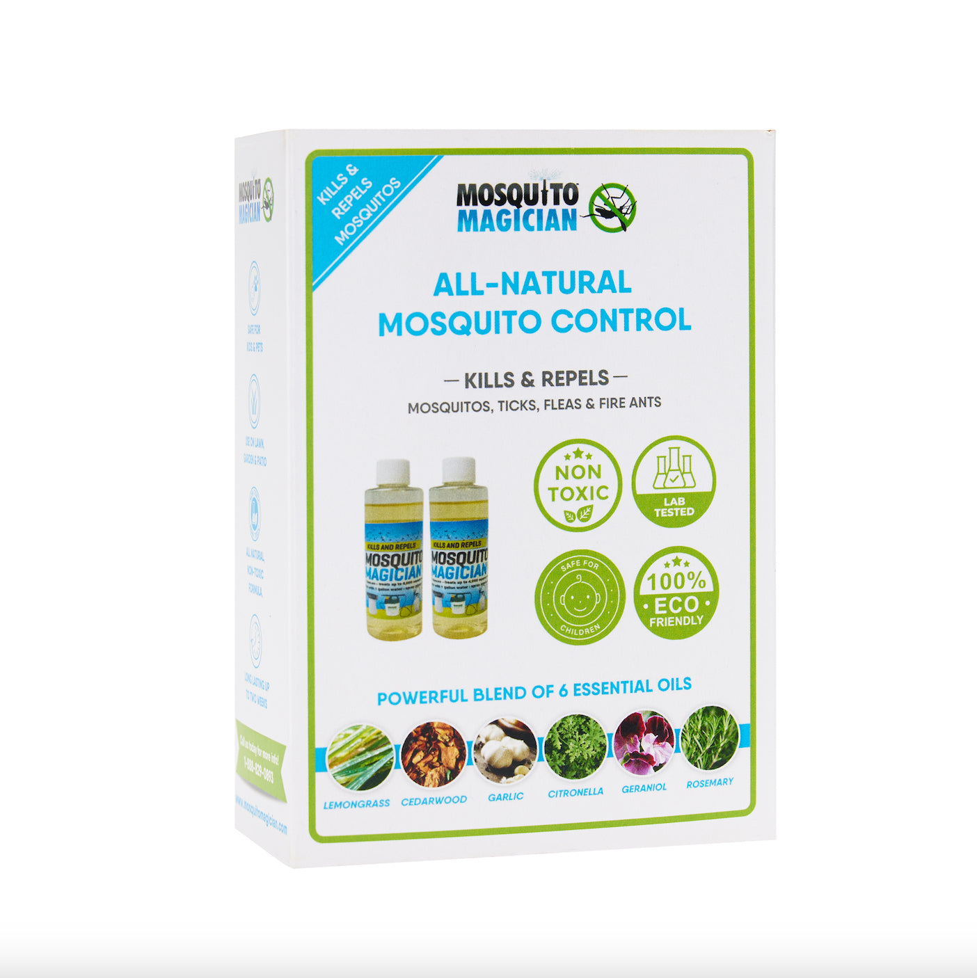 Mosquito Killer &amp; Repellent Concentrate - Two 4oz Bottle Packs