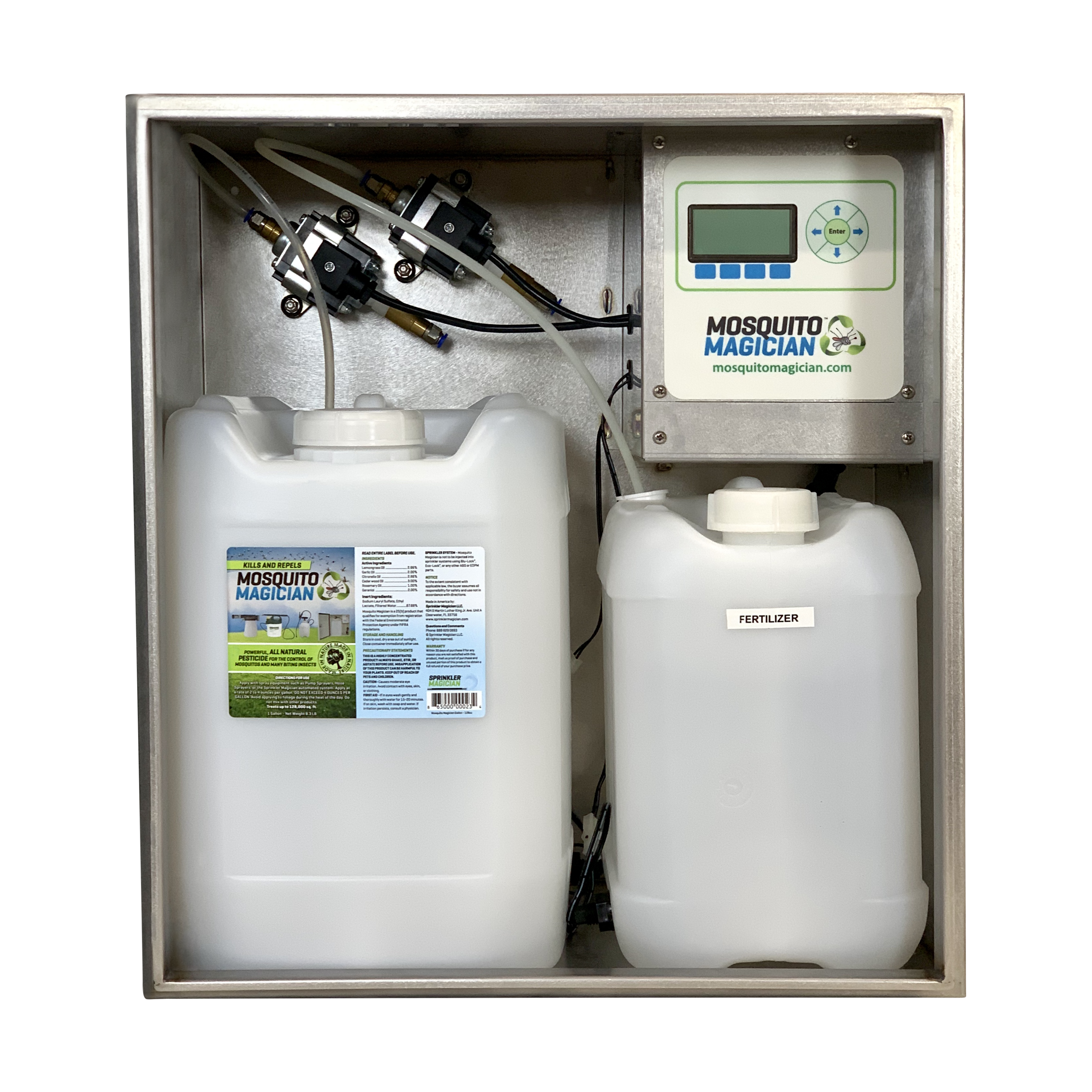 Automated Mosquito Killing and Fertilizing Machine - Dual Reservoir